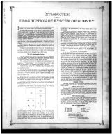 Introduction and Description of System of Survey, Butler County 1885